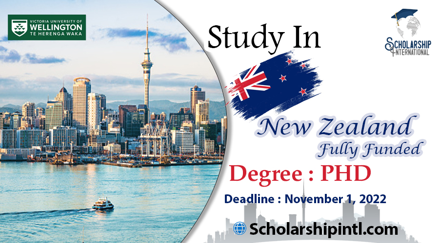 phd scholarships in new zealand for international students 2023