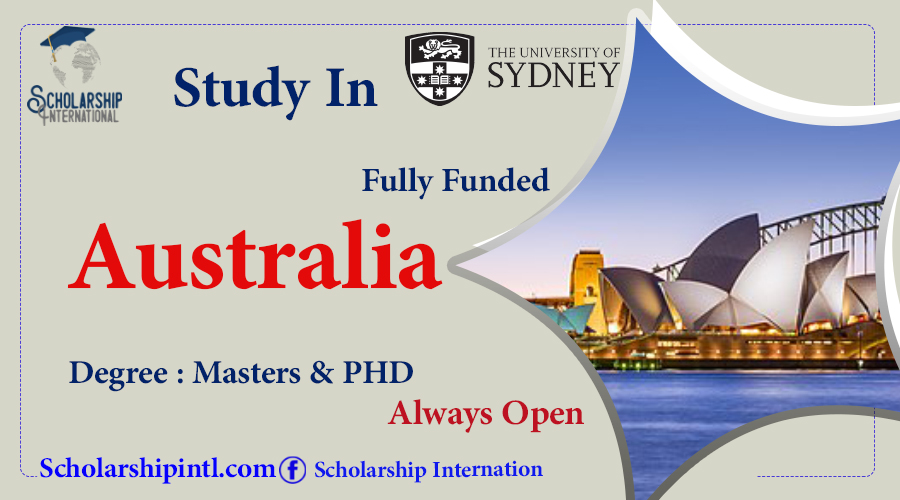 Australia Scholarship University of Sydney - Faculty of Science Dean's ...