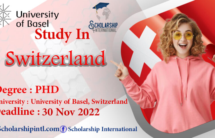 phd in switzerland with scholarship