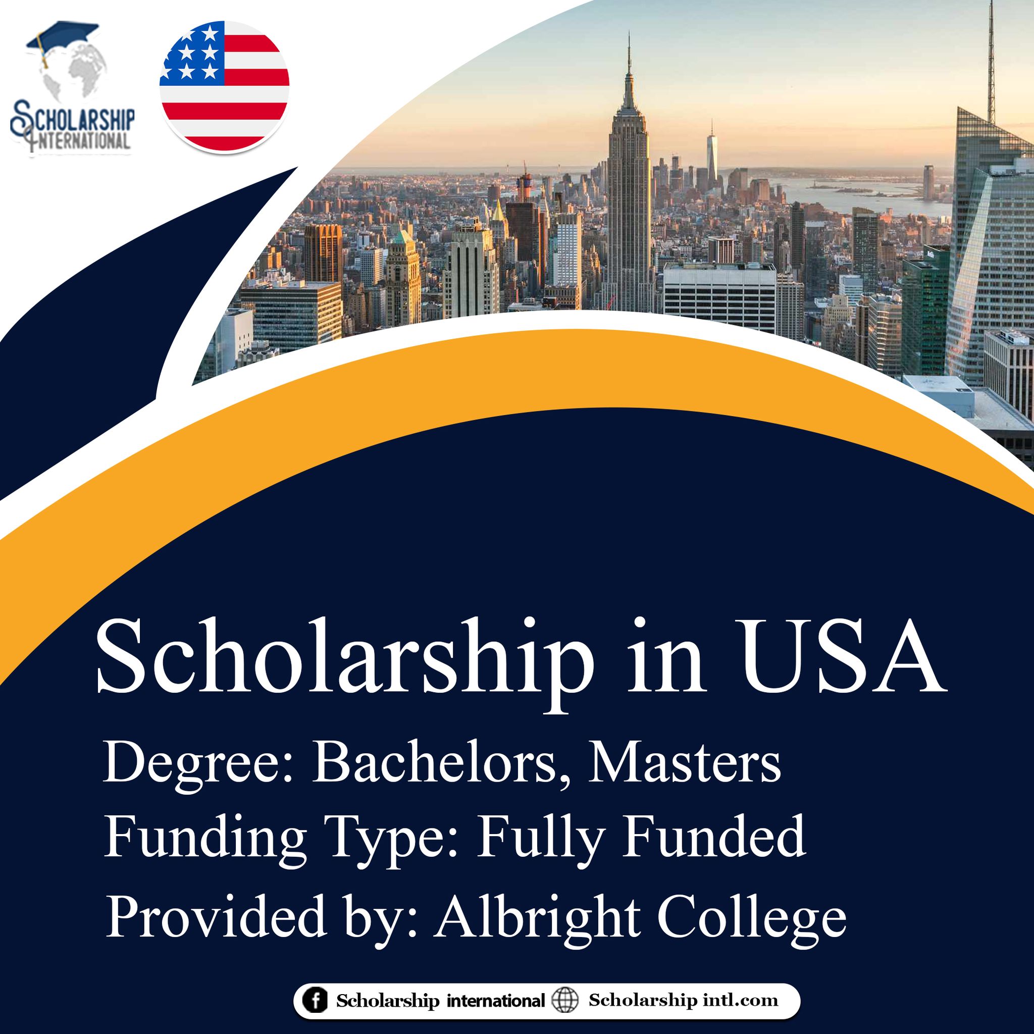 Albright College Warren L. Davis Scholarship 2024 In USA - Scholarship ...