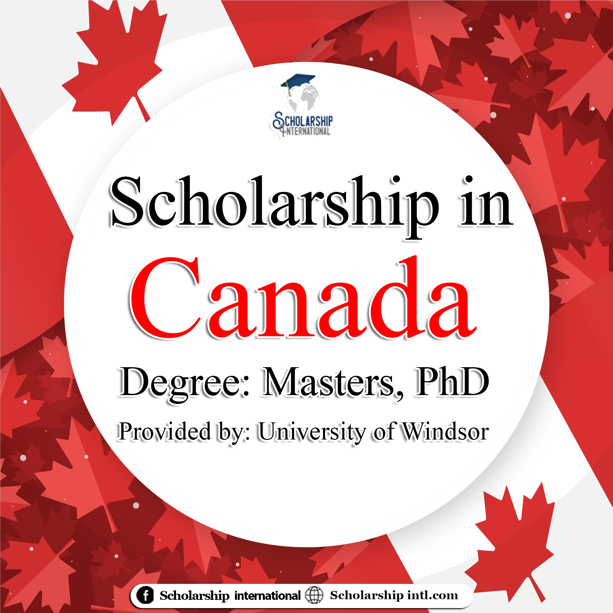 University of Windsor Graduate Entrance Scholarships 2024 In Canada