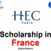 HEC Paris MBA Scholarship for Excellence 2026 In France